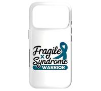 Fragile X Warrior Teal Ribbon Fragile X Syndrome Awareness Case for iPhone 17 Pro