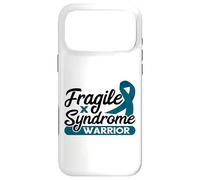 Fragile X Warrior Teal Ribbon Fragile X Syndrome Awareness Case for iPhone 17 Pro Max