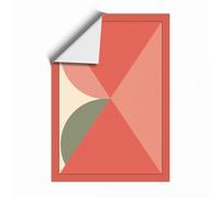 Fragmented Forms Geometric Unframed Wall Art Print A2 (59.4×42cm), Wall Decor for Living Room, Bedroom, Office & Home, Art Gift
