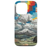 Fragmented Mountain Landscape Digital Art Case for iPhone 13 Pro