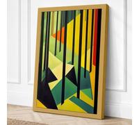 Fragmented Perspectives Canvas Wall Art Print 30x20 Inch