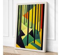 Fragmented Perspectives Canvas Wall Art Print 30x20 Inch (76 x 51 cm)