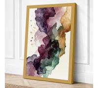 Fragmented Thought Abstract Canvas Wall Art Print 24x16 Inch (61 x 41 cm)
