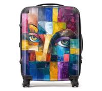 Fragmented Vision: Eyes of The Soul Suitcase - Lightweight Hard Case, TSA Lock, 4 Spinner Wheels
