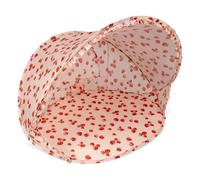 Fragola pop-up beach tent with ruffles Red one size