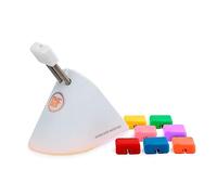 FragON - Citadel RGB Mouse Bungee with 3 colorful clips, Mouse Cable Management Device, PC Gaming Mouse Bungee, for Esports-Level Performance, Weighted Base, Anti-Slip Feet (White)