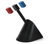 FragON - Tower Mouse Bungee with 3 Colorful clips, Mouse Cable Management Device, PC Gaming Mouse Bungee, for Esports-Level Performance, Weighted Base, Anti-Slip Feet (Black)