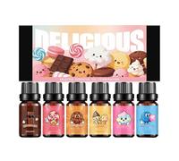 Fragrance - 6 Pieces Set with Caramel | s Diffuser with Long Lasting, For Room Home Party Skin Care Ball Bath Soap Quotes