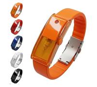 Fragrance Atomizer Bracelet, Essential Oil Diffuser Adjustable Wristband for Men & Women, for Such as Everyday Life Outside the Home, Casual Outings or Special Trips (Orange)