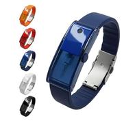 Fragrance Atomizer Bracelet, Essential Oil Diffuser Adjustable Wristband for Men & Women, for Such as Everyday Life Outside the Home, Casual Outings or Special Trips (Blue)