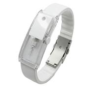 Fragrance Atomizer Bracelet, Essential Oil Diffuser Bracelet, Fragrance Spray Bracelet, Perfume Wristband Reusable, Portable Refillable Perfume Wristband, Adjustable Wristband for Men & Women (White)