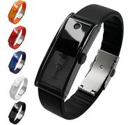 Fragrance Atomizer Bracelet, Refillable Perfume & Essential Oil Diffuser Adjustable Wristband, Reusable Suitable for Everyday Life Outside The Home (black)