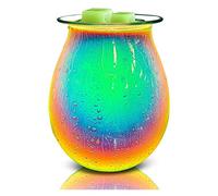 Fragrance Candle Warmer Lamp DCDCD Wax Melt Warmer,Electric Wax Art Glass Scented Essential Oil Tart Burner for Wax Melts Night Light for Gifts