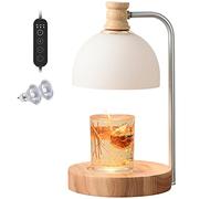 Fragrance Candle Warmer Lamp with Timer & Dimmer, Top-Down Electric Melter Compatible with Yankee Small & Large Size Jar