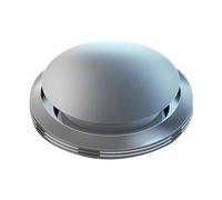 Fragrance Delivery - Odor Masker, Tiny Sphere Device for Effective Ablution, Chrome Shell Cab Component with Mirror Finish, Non Liquid System, Replaceable Pads For Long Comfort.