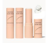 Fragrance-free silicone scar stick - 60% silicone barrier, suitable for all skin tones, stretch mark and scar care, gentle for daily use