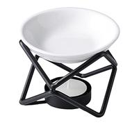 Fragrance Oil Burner Tealight Holder Candle Wax Melt Tart Warmer Gift Black