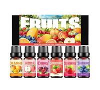 Fragrance Oil Set - Long-Lasting Uplifting Liquid,10ml Fruit Oil for Diffuser Humidifier,for Relaxation Meditation Road Trip Christmas Birthday New Year Valentine's Day