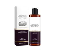 Fragrance Shower Gel for Men, Moisturizing & Nourishing Perfumed Shower Gel, Odor Control & Long-Lasting Freshness, 2-in-1 for Skin and Hair, Gentle Soothing Cleansing with Dense Foam (A)
