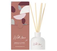 Fragranced Reed Diffuser Rose & Lychee Scented 150ml Mother's Day Gift