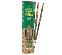 Fragrances & Sens - Natural Patchouli Incense Sticks, Herbio, Handmade, Ecocert Certified, Long Burning Time (60 Minutes)