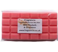 Fragrancia A Single Handmade Highly Scented Wax Melt Bar (WILD RHUBARB & CINNAMON)