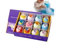 Fragrant Bath Bombs - 12 Pieces Bubble Ballss Set, Animal Constellation Style, Relaxing Fizz | Colorful Bath Toys Surprise for Women Mom Wife Grandma Girls Youth Family Home Travel Self-Care