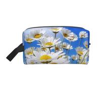 Fragrant Daisy FlowerMakeup Trave Bag for Women,Cosmetic Large Capacity Organizer