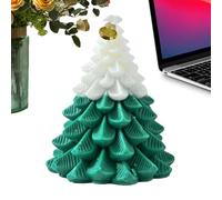 Fragrant Scented Wax - Tree Shaped Festive Design | Extended Burn Time Decor | Christmas Candles, Holiday Atmosphere Creator for Seasonal Celebration, Party Setting with Consistent Flame