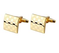 FRAHS Mens Cufflinks Laser Classic Square Luxury Wedding Business Gift Cuff Links Gift for Men/Father's Day