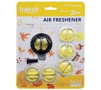 FRAIRSH Car Air Fresheners Vent Clips 6 ct, Fall Scent, Long Lasting Up to 180 Days, Car Odor Eliminator