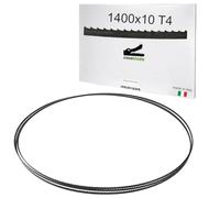 Fraiser CrocoBlade Set of 3 Band Saw Blades 1400 x 10 x 0.65 mm for Wood and Wood Materials - Professional Replacement for Band Saws TC-SB 200, HBS30, HBS25, PBS 350 - TPI 4