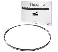 Fraiser CrocoBlade Set of 3 Band Saw Blades 1400 x 6 x 0.65 mm for Wood and Wood Materials - Professional Replacement for Band Saws TC-SB 200, HBS30, HBS25, PBS 350 - TPI 4