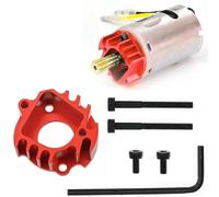 Fraizoe RC Aluminum Motor Mount for Tamiya CW-01, Replaces 22027, Fits Lunchbox & Midnight Pumpkin, CNC Alloy Upgrade Part Red