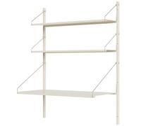 Frama - Library Shelf With Desk 80x108 cm, Warm White - Warm White