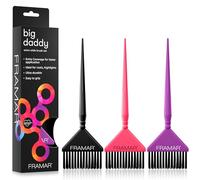 FRAMAR Big Daddy Paint Set with 3 Brushes, Hog and synthetic hair, Purple, 3 Count (Pack of 1)