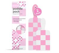 FRAMAR Checkered Hair Colour Balayage Board - 2-Pack Tinting Paddle for Highlights & Balayage Color Board For Hairdressing Kit Balayage Hair Dye Kit For Hair Salon, For Enhanced Precision - Pink