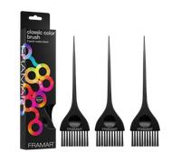 Framar Classic Color Brush Set Matte Black 3pcs
