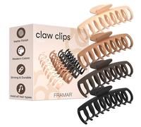 Framar Claw Clips Large hair claw clips 4 pcs, Nude