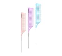 FRAMAR Dreamweaver Highlighting Comb Set, Rat Tail Hair Combs With Metal