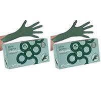 FRAMAR Green Nitrile Gloves Medium - Biodegradable Disposable Latex-Free Gloves for Salon, Disposable Gloves Medium Tattoo, Cleaning - 200 Pack