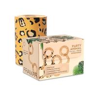 Framar Leopard Embossed Hair Foil, Hair Foils for Highlighting, Foils for Highlights, Hairdressing Foil for Hair Highlights, Highlighting Foil, Framar Foil Sheets, Hair Foils for Colouring - 320F