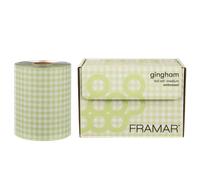 Framar Medium Foil Embossed Gingham Green