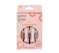 Framar Peach Please Gator Grips Hair Sectioning Clips 4 Pack