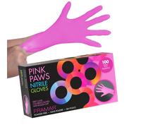 FRAMAR Pink Nitrile Gloves Small - Disposable Glov