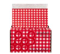 Framar Pop-Up Foil Gingham Red