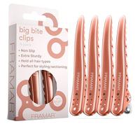 FRAMAR Rose Gold Sectioning Hair Clips - Professional Crocodile Clips Hair, Metal HairClips For Styling, Hairdressing Clip, Hairdresser Clips Hair, Alligator Hair Clips Women For Styling - 4
