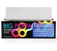 FRAMAR Silver Embossed Pop Up Hair Foil, Hair Foils for Highlighting - 250