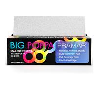Framar Big Poppa Embossed Star Struck Pop Up Silver Foil Sheets x 250 (35.5cm x 25.4)