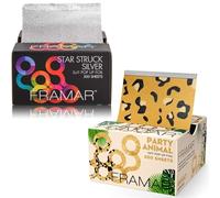 FRAMAR Silver Embossed Pop Up Hair Foil, Party Animal Embossed Pop Up Hair Foil